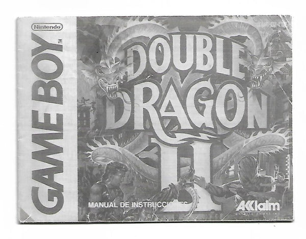 Manual Double Dragon II (GB) (Españolizado)