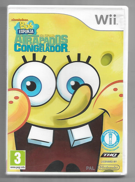 Wii - Bob Esponja: Atrapados en el Congelador