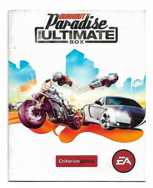Manual Burnout Paradise The Ultimate Box (PS3)